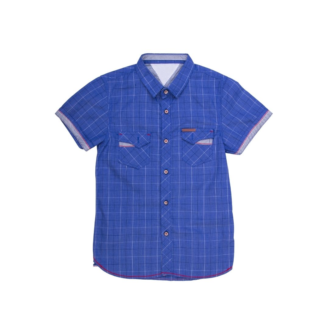 Short Sleeve Plaid Shirt