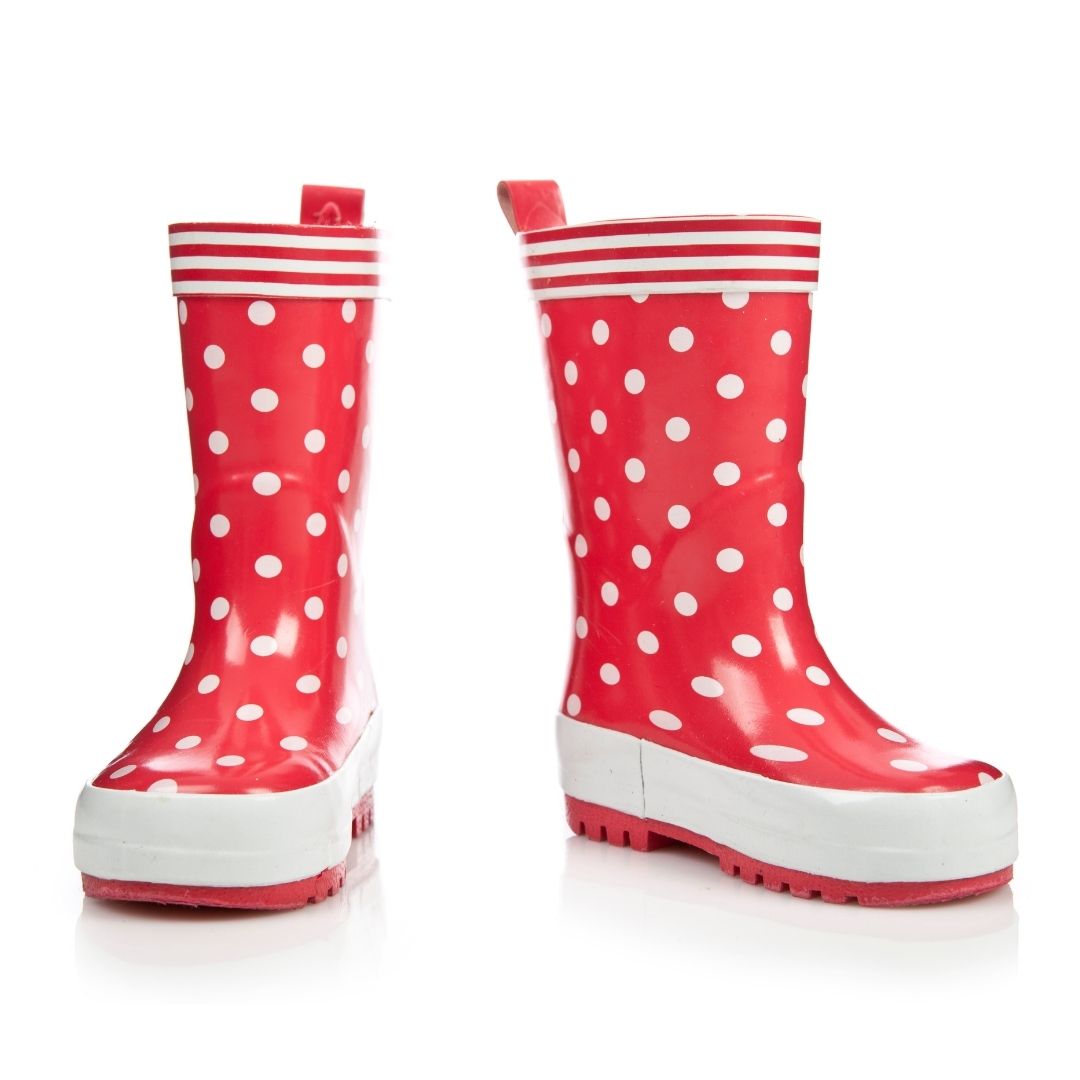 Polka Dot Rain Boots