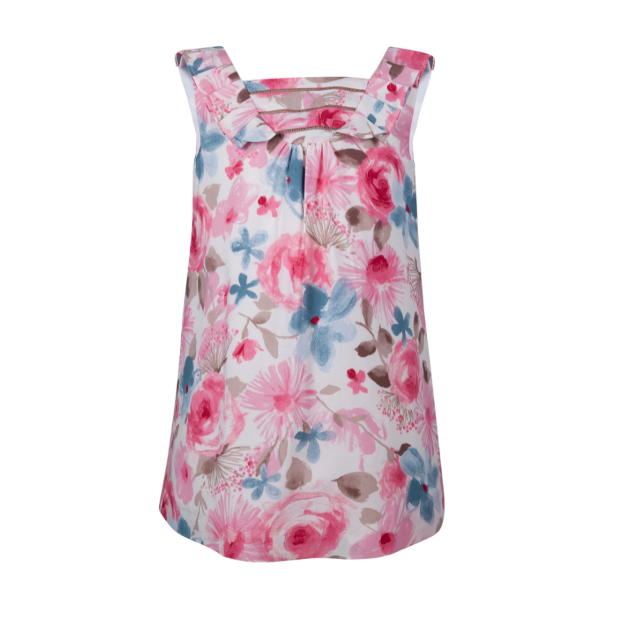 Watercolor Floral Dress