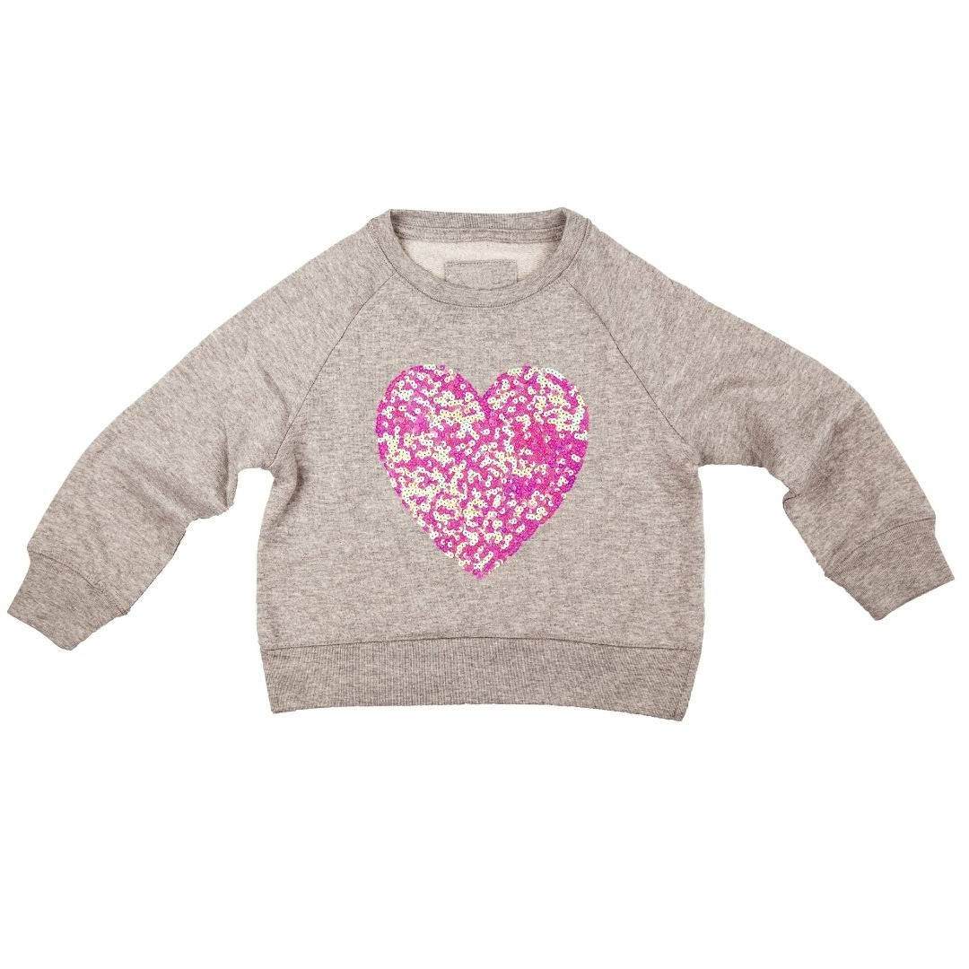 Sequin Heart Sweater