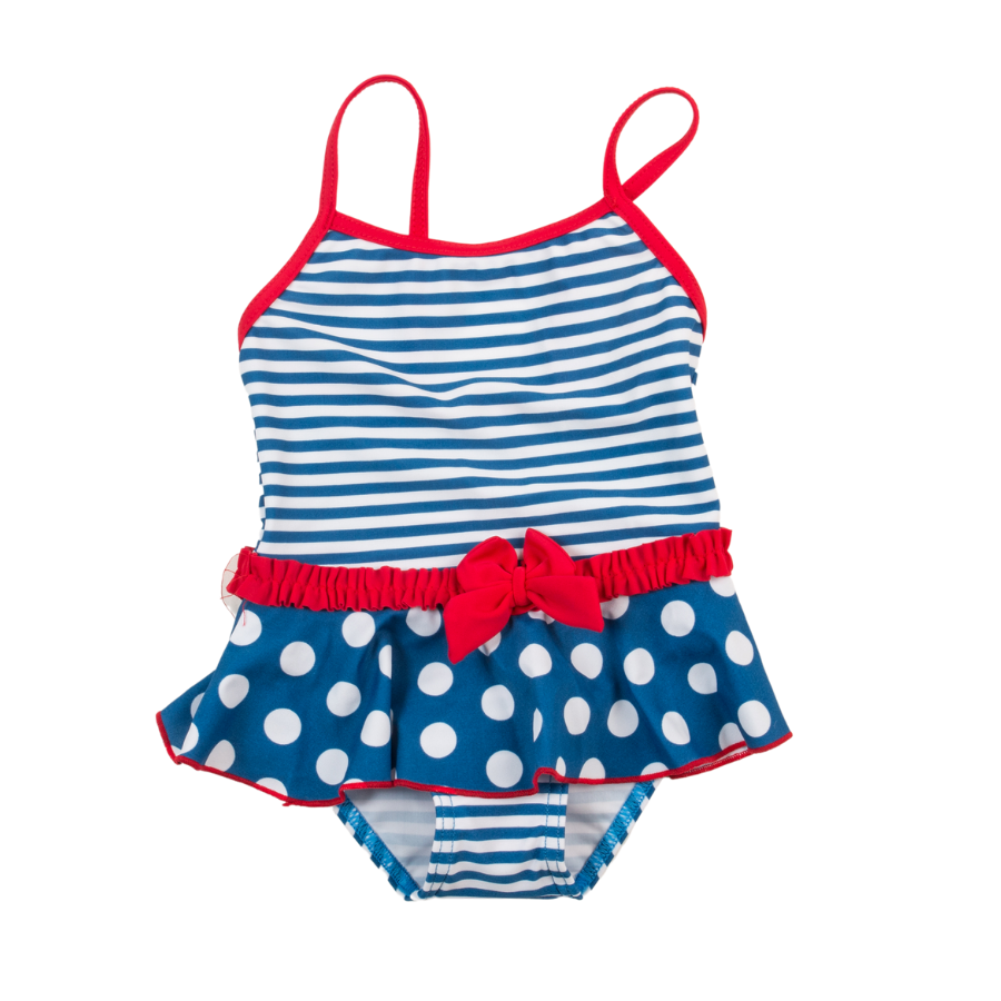 Dots and Stripes Swimsuit
